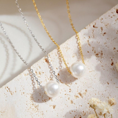 Dây chuyền nữ titan thời trang thép không gỉ trangsucpt có 3 màu sắc DCNUT26