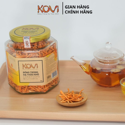 Đông trùng hạ thảo KOVI khô sấy thăng hoa KOVI 50g | Hàm lượng dược chất cao 4 sao OCOP
