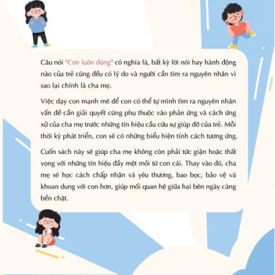 Con Luôn Đúng - Phản Ứng Của Cha Mẹ Thay Đổi Giá Trị Của Trẻ