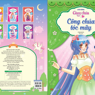 Bộ sách Dán hình công chúa (6 cuốn)