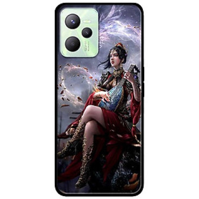 Ốp lưng dành cho Realme C35 mẫu Cô Gái Cầm Đàn Tỳ