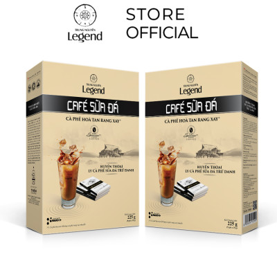 Cà Phê Trung Nguyên Legend Sữa Đá – Hộp 9 Gói – Cà Phê Hòa Tan Pha Đá Chuẩn Vị Việt