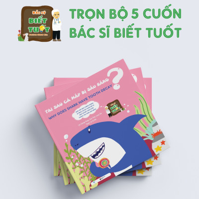 Bộ 5 cuốn song ngữ Bác sĩ biết tuốt - Minh Quang Books