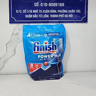Viên rửa bát finish tổng hợp 3 trong (1 muối bóng bột )