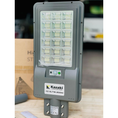 ĐÈN NĂNG LƯƠNG MẶT TRỜI KAZAKI KZ-SLT18-200W- HÀNG CHÍNH HÃNG