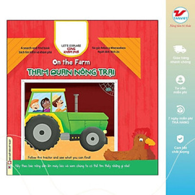 Sách - Cùng Khám Phá - Tham Quan Nông Trại - Song Ngữ Anh Việt - Tân Việt Books