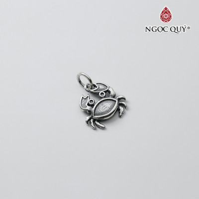 Charm bạc hình con cua treo - Ngọc Quý Gemstones