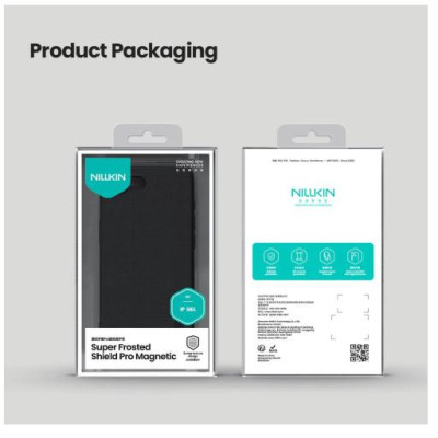 Ốp Lưng cho iPhone 16E hãng Nillkin Frosted Shield Pro PC chống vân tay - hàng chính hãng