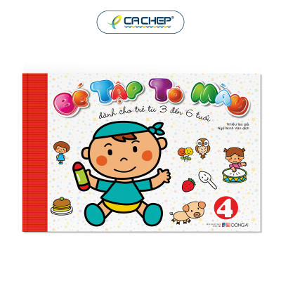 Combo 6 cuốn Bé tập tô màu