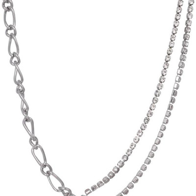 Dây chuyền nữ cá tính mix đá zircon xương đòn phong cách Hàn Quốc