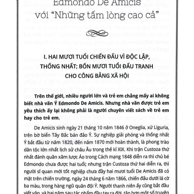 Văn Học Ý - Tác Phẩm Chọn Lọc - Những Tấm Lòng Cao Cả