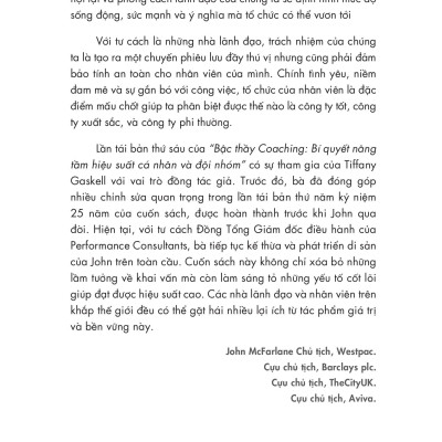 Sách - Bậc Thầy Coaching - Bí Quyết Nâng Tầm Hiệu Suất Cá Nhân Và Đội Nhóm