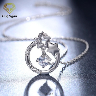 Dây chuyền bạc 925 Huệ Ngân - Ngôi sao may mắn PP1265