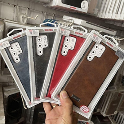 Ốp lưng Sulada da cho Samsung S23 Ultra/ Plus/ S22/ S22 Plus/ S22 Ultra viền dẻo chống sốc cao cấp - Hàng chính hãng