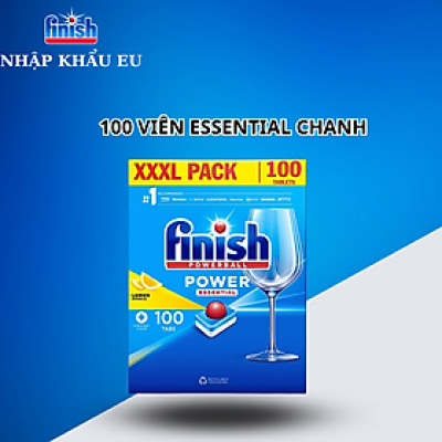 Viên rửa bát Finish All in one 90 viên - Hương chanh