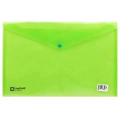 Bìa Nút Nhựa Elephant 421F - Màu Xanh Lá Cây