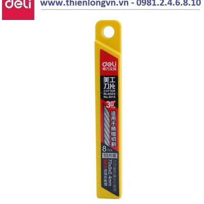 Lưỡi dao trổ 30 độ Deli 2015
