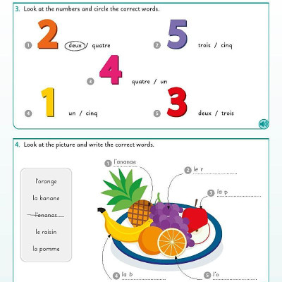 French For Everyone Junior 5 Words A Day: Learn And Practise 1,000 French Words