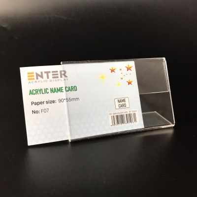 Kệ mica 1 mặt Enter F07-L 90x55mm, Kệ menu chữ L, Khung thông tin sản phẩm, Khung bảng giá, Kệ trưng bày để bàn