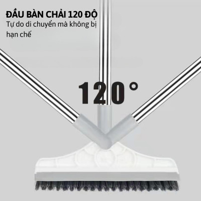 [COMBO DỌN DẸP ĐÓN TẾT] 1 chà sàn nhà tắm + 1 chổi quét trần nhà + 1 bàn chải vệ sinh khe hẹp - Chính hãng dododios