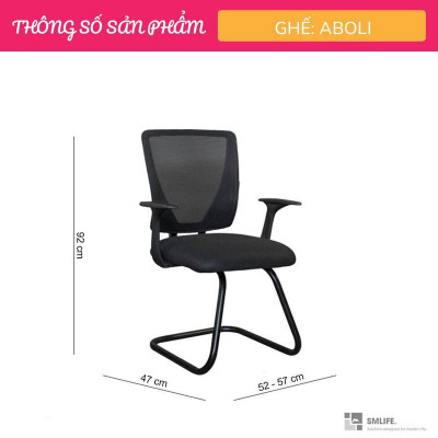 Ghế nhân viên chân quỳ SMLIFE Aboli