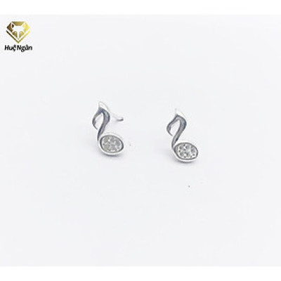 Bông tai bạc ý 925 Huệ Ngân - Nốt nhạc vui YCXR080