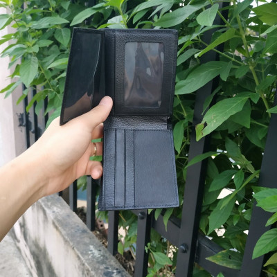 Ví Da Cá Sấu [VÍ NGUYÊN CON NHỎ CAO CẤP] Để Vừa Giấy Tờ Cũ. Thiết Kế Dáng Ngang Tiện Dụng