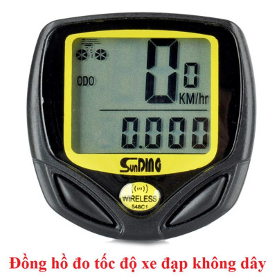 Đồng hồ tốc độ xe đạp không dây SunDing 548 cao cấp giá rẻ