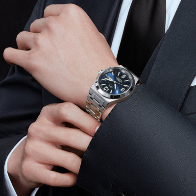 Đồng hồ nam chính hãng IW CARNIVAL IW730G-1 Kính sapphire ,chống xước ,Chống nước 50m ,Bảo hành 24 tháng,Máy cơ (Automatic),dây kim loại thép không gỉ 316L, mặt xanh thiết kế đơn giản dễ đeo