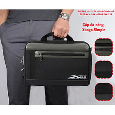 Cặp balo đa năng, cặp sách học sinh, cặp xách laptop Xbags Simple