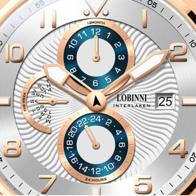 Đồng hồ nam chính hãng Lobinni No.16053-6