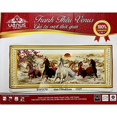 Tranh thêu kín mã đáo thành công dw0570 (150x 70cm)