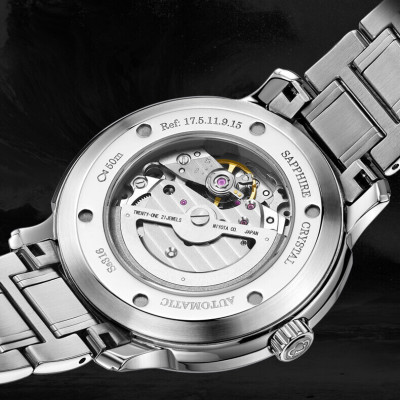 Đồng hồ nam chính hãng LOBINNI L17511-2 Kính chống xước,chống nước 50M,bảo hành 24 tháng,máy cơ Automatic,dây kim loại thép không gỉ 316L,thiết kế đơn giản dễ đeo