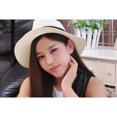 Bông tai bạc Ý 925 Huệ Ngân - Hoa đẹp RYE140958