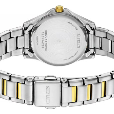 Đồng Hồ Nữ Citizen Pin-Quartz Dây Thép Không Gỉ EQ0614-52A - Mặt Trắng (28mm)