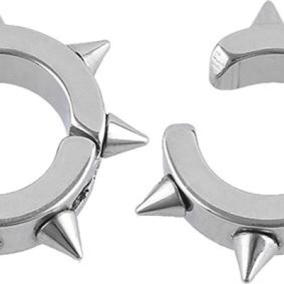 Bộ 2 bông tai kẹp inox Winwinshop88 BT284 - Màu Bạc