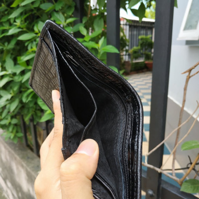 Bóp Da Cá Sấu Dáng Đứng Sang Chảnh. DA BỤNG RẤT MỀM VÀ BỀN!