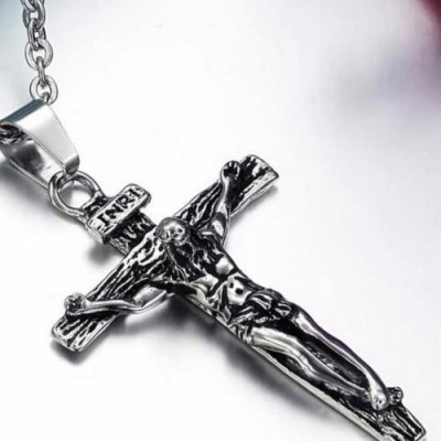 Mặt dây chuyền thánh giá MDC292 màu bạc