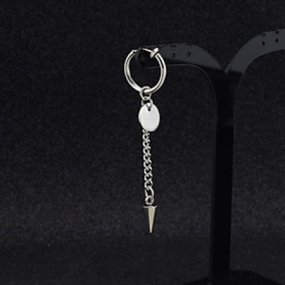 Bông tai nam nữ thả chóp ngắn phong cách thời thượng