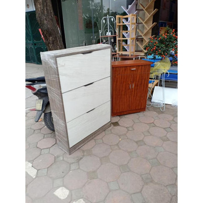 TỦ GIẦY THÔNG MINH 3 CÁNH TỰ XOAY GIÁ RẺ