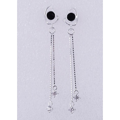 Bông tai trang sức bạc S925 Italia Bạc xinh Huệ Ngân- Cánh Bướm ZCE15111