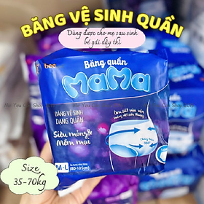 Băng Vệ Sinh Dạng Quần, Băng Quần MAMA Mềm Mỏng, Thấm Hút Cho Phụ Nữ/ Mẹ Sau Sinh -Hàng VN