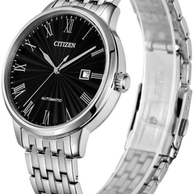 Đồng Hồ Nam Citizen Dây Thép Không Gỉ NJ0080-50E - Mặt Đen (Sapphire)
