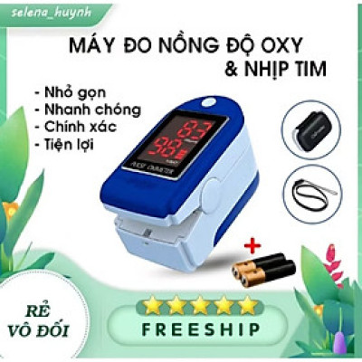 MÁY KẸP NGÓN TAY ĐO NHỊP TIM OXY THEO DÕI SỨC KHỎE 