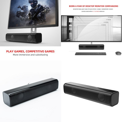 Loa vi tính soundbar Q2 cho máy tính laptop Hàng nhập khẩu