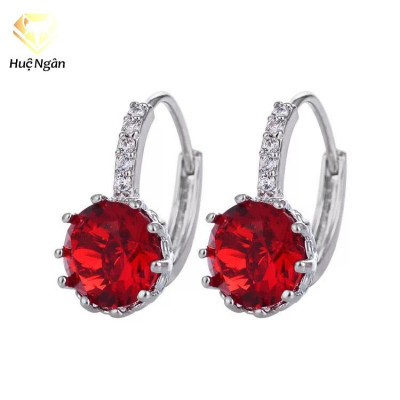 Bông tai bạc Ý Huệ Ngân - Hạt xinh RYE140968