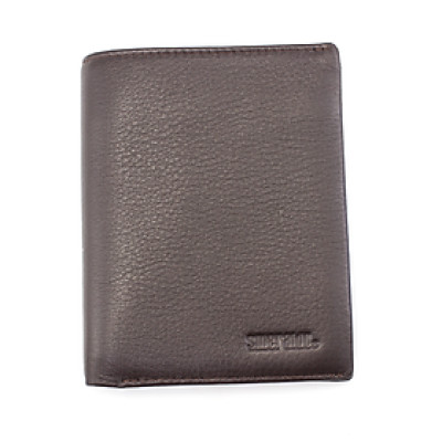 Ví Da Nam, Bóp Da Nam Kim Bảo SM212-Ví Đứng, Da Bò Màu Đen, Nâu