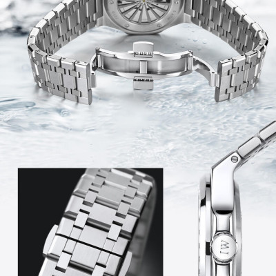 Đồng hồ nam chính hãng IW CARNIVAL IW721G-2 Kính sapphire ,chống xước ,Chống nước 50m ,Bảo hành 24 tháng,Máy cơ (Automatic),dây kim loại thép không gỉ 316L, mặt xanh thiết kế đơn giản dễ đeo 