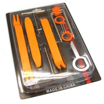 Bộ dụng cụ tháo nội thất ô tô 12 món - Tặng 1 bộ dán gương hậu