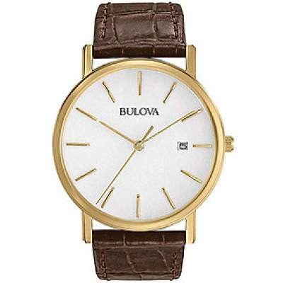 Đồng Hồ Nam Bulova Dây Da 97B100 - Mặt Trắng